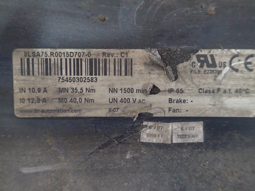 Br Automation Servo Motor