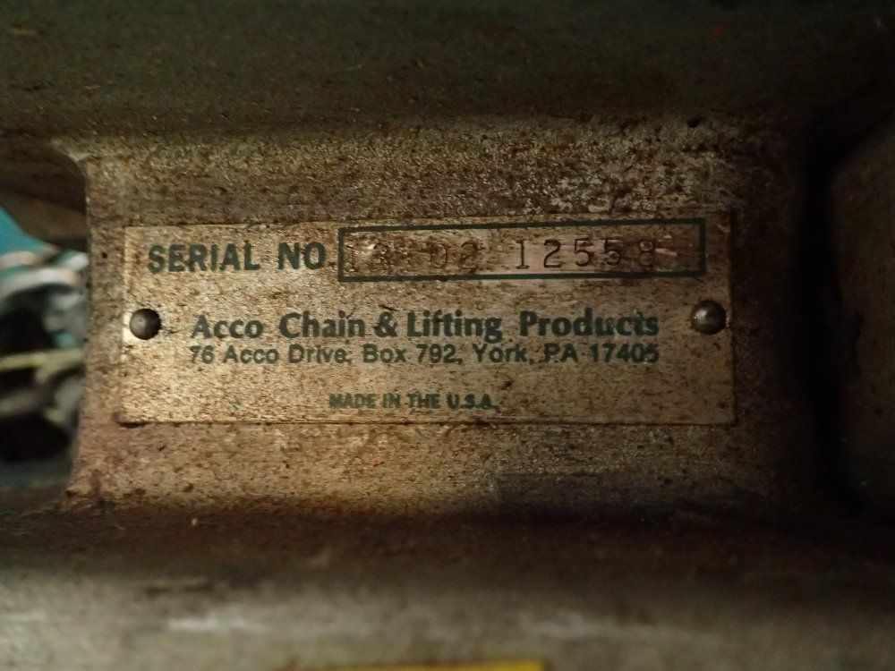 Acco / Wright Chain Hoist