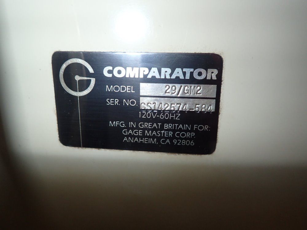 Gage Master Optical Comparator