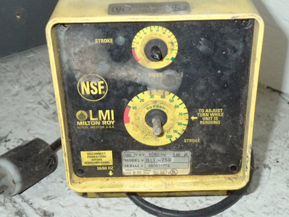 Lmi Milton Roy Elecromagnetic Posing Pump