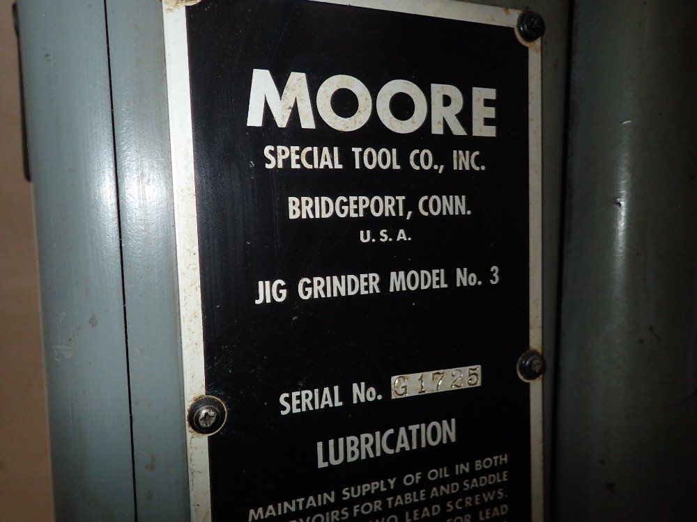 Moore Jig Grinder