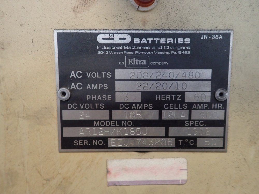 C & D Batteries Battery Charger