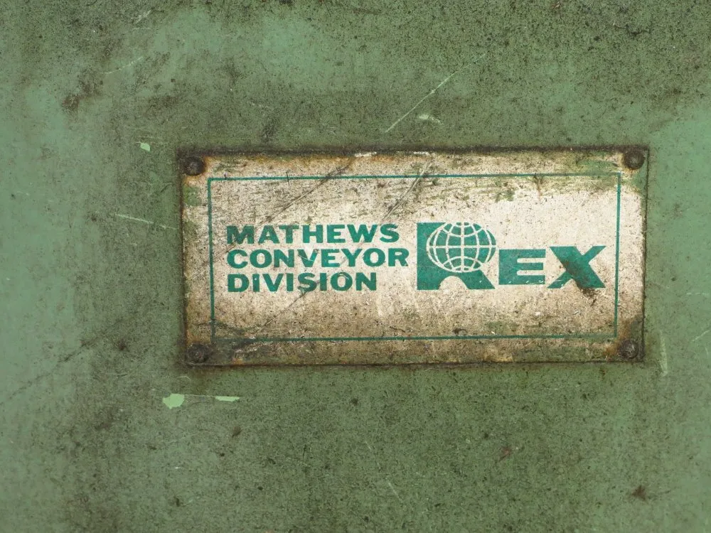 Rex / Mathews Conveyor Power Roller Conveyor
