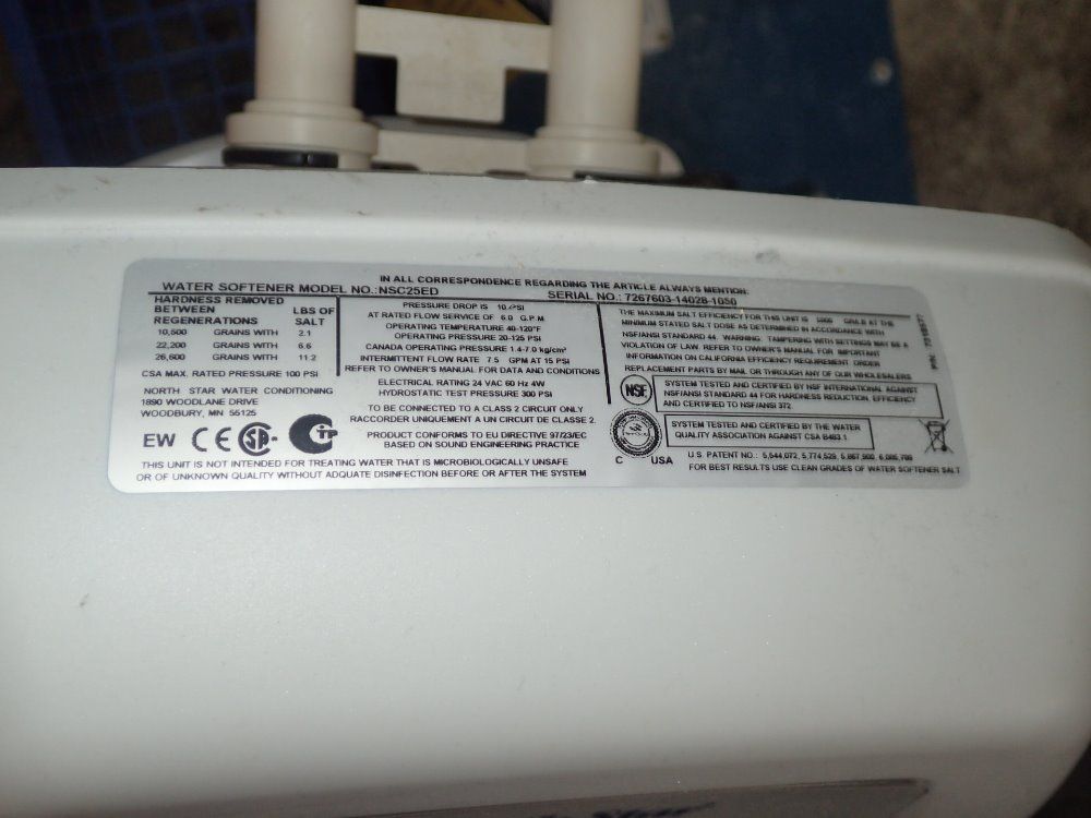 Northstar Water Softener