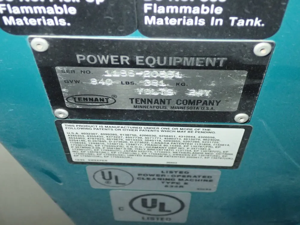 Tennant Electric Scrubber