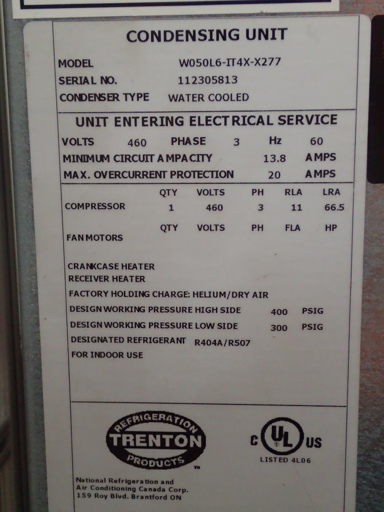 Trenton Hot Gas Defrost System