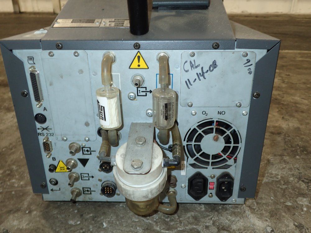Sun Gas Emission Analyzer Display