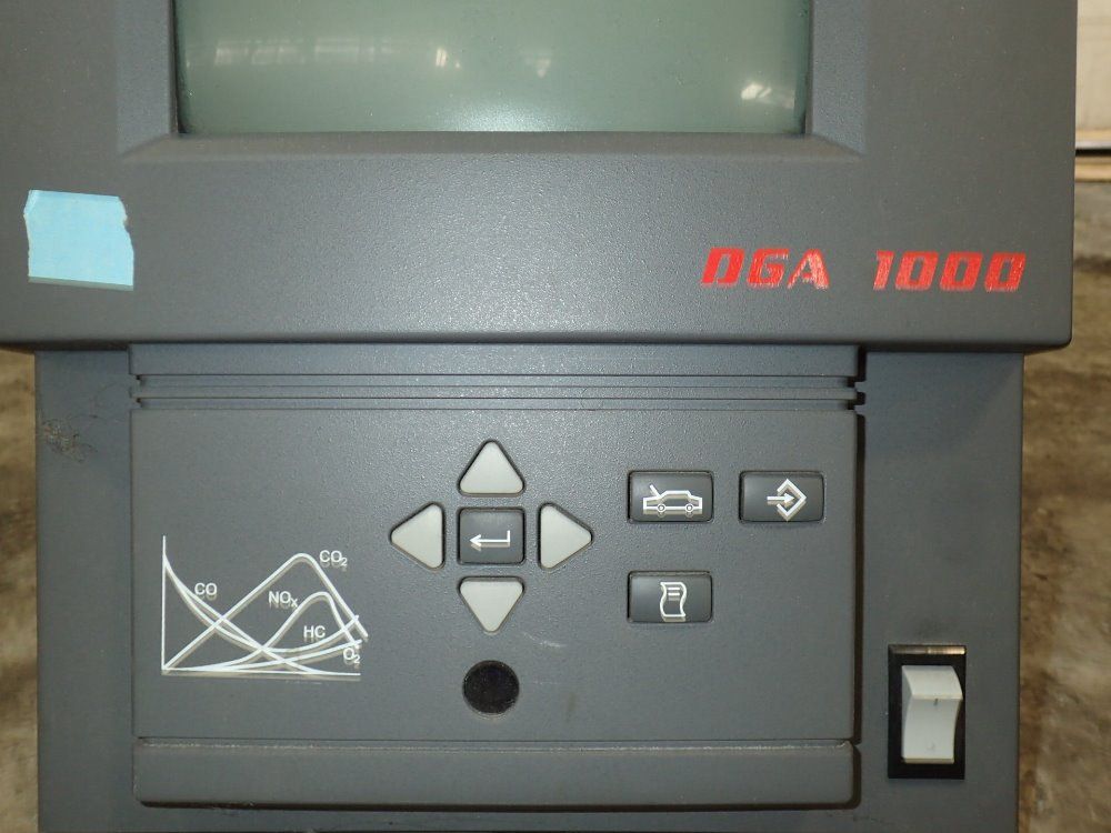 Sun Gas Emission Analyzer Display