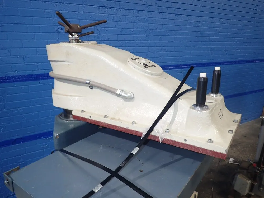 Hudson Shoe Machinery Clicker Press