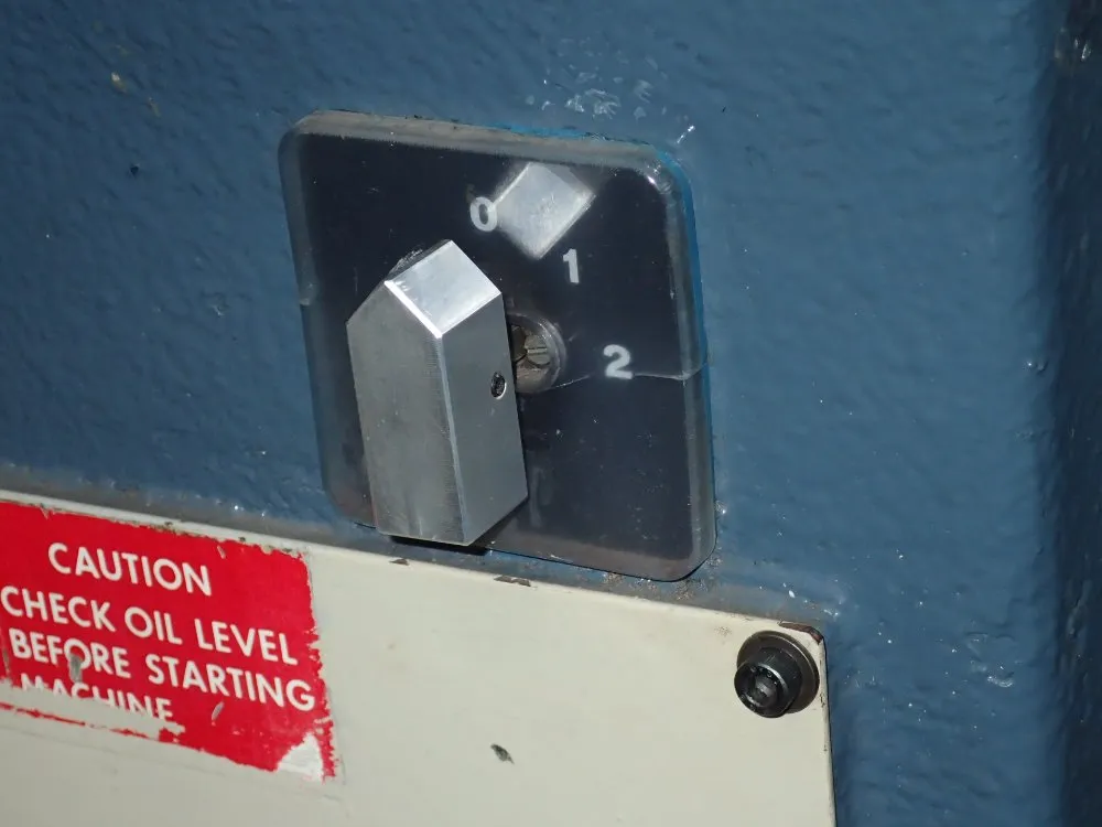 Hudson Shoe Machinery Clicker Press