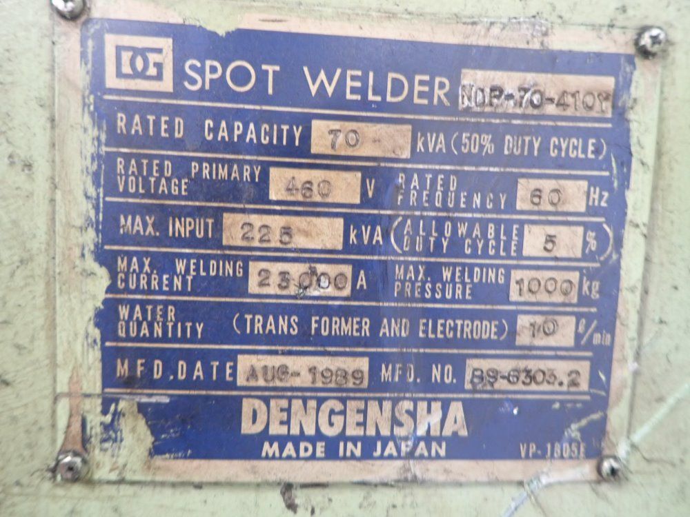 Dengensha Spot Welder