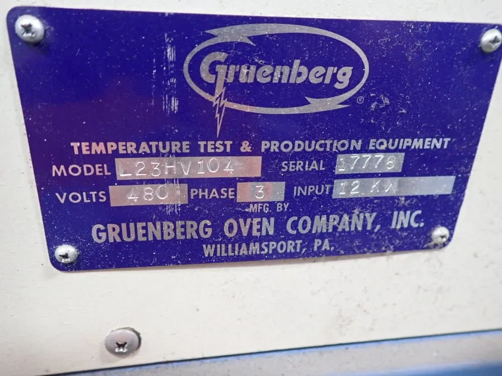 Gruenberg Oven