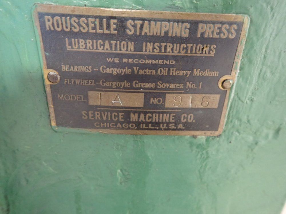 Rousselle Stamping Press