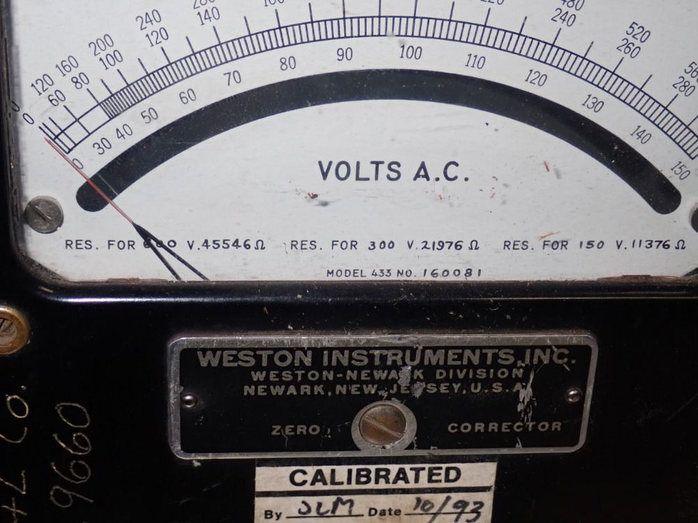 Weston Volt Meter