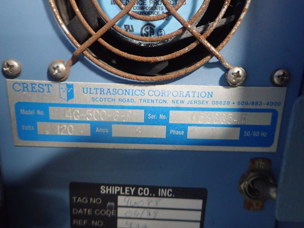 Crest Ultrasonics Ultrasonic S/s Parts Washer