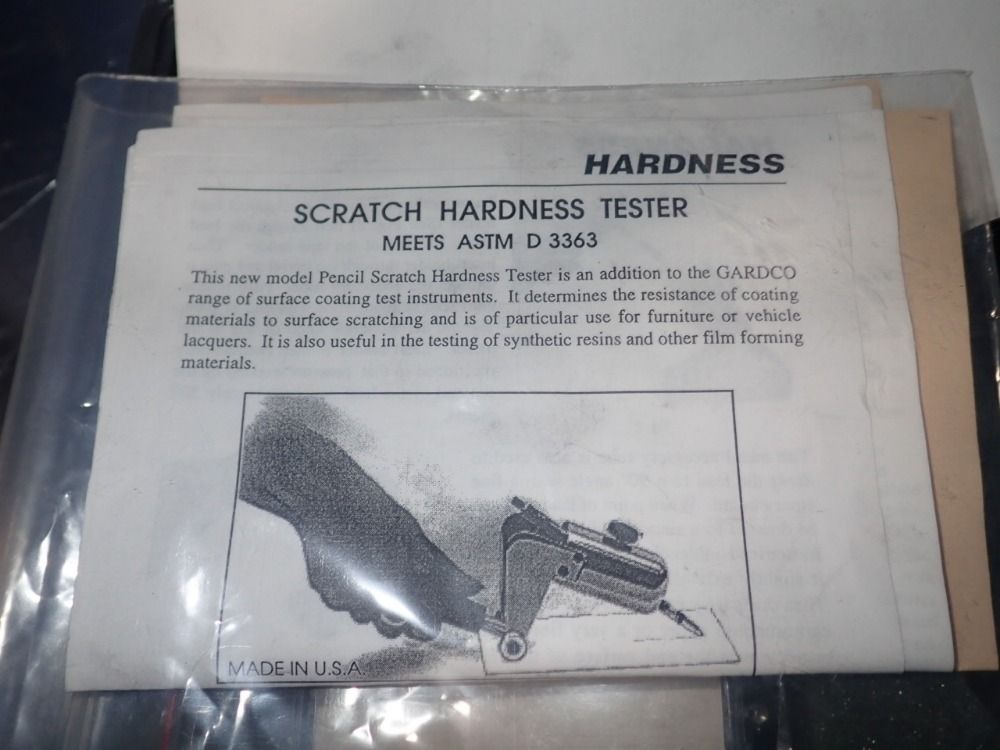 Gardco Scratch Hardness Tester