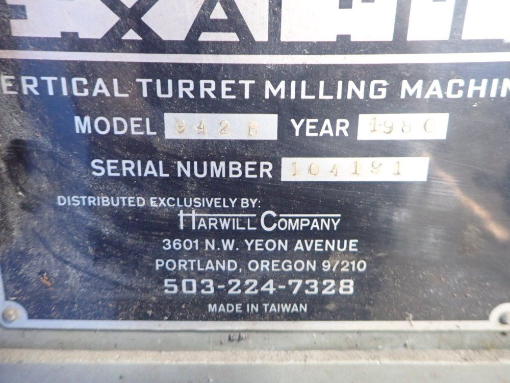 Exacto Vertical Mill