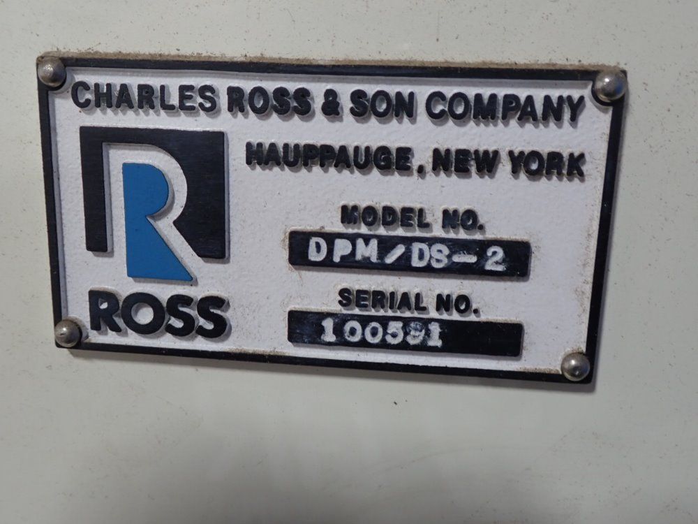 Charles Ross & Son Double Planetary Mixer