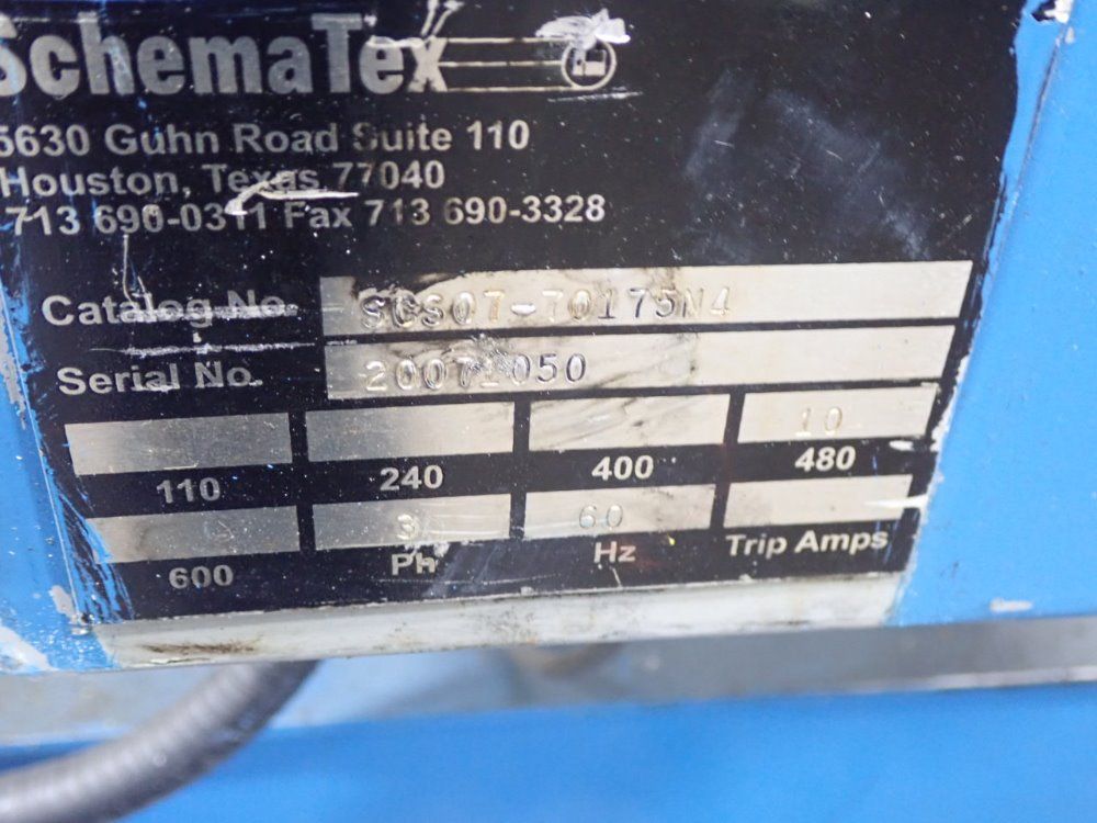 Schem Tex Hydraulinc Unit