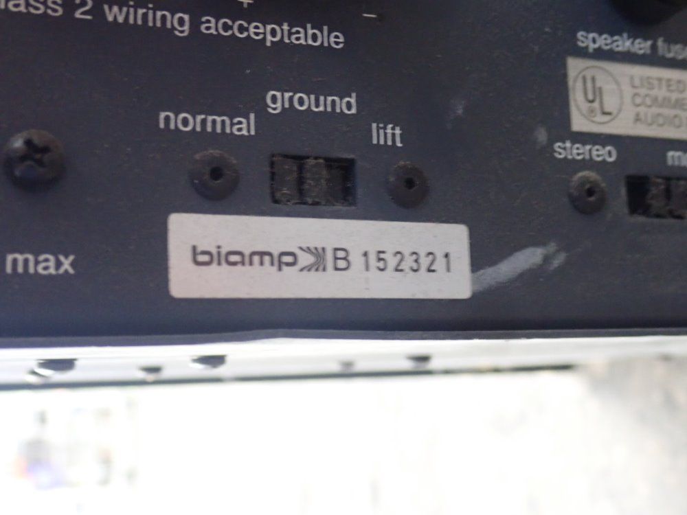 Biamp Power Amplifier