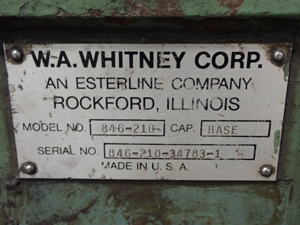 W.a. Whitney Angle Line