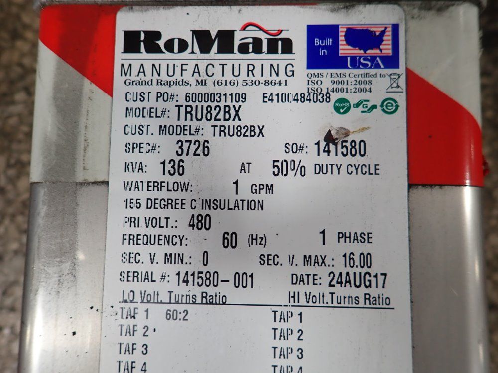 Roman Welding Transformer