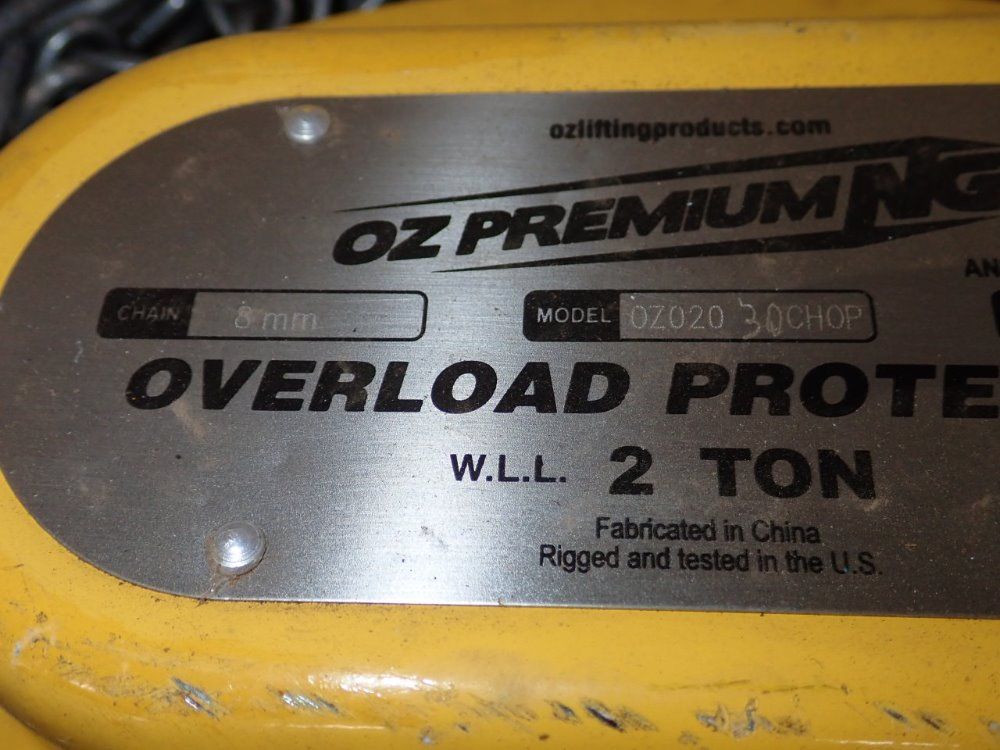 Oz Premium Chain Hoist
