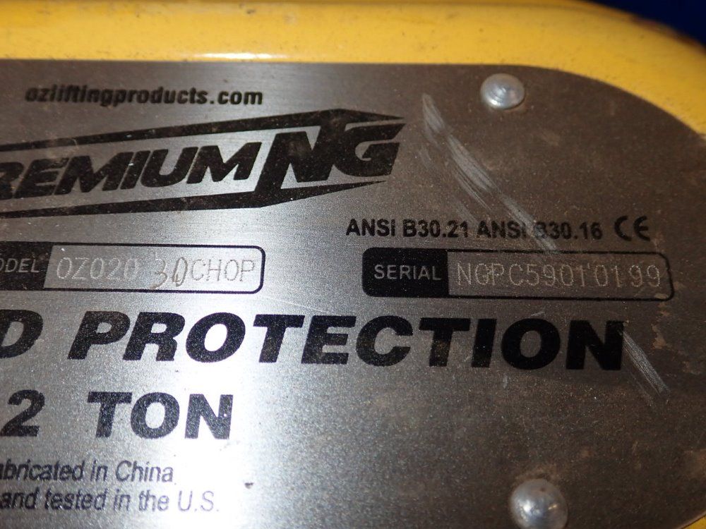 Oz Premium Chain Hoist