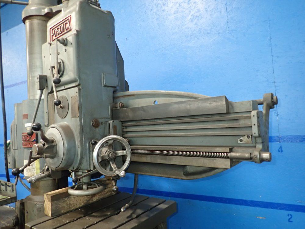 Fosdick 13" Column X 4' Arm Radial Arm Drill