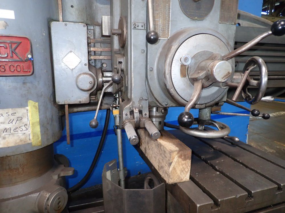 Fosdick 13" Column X 4' Arm Radial Arm Drill