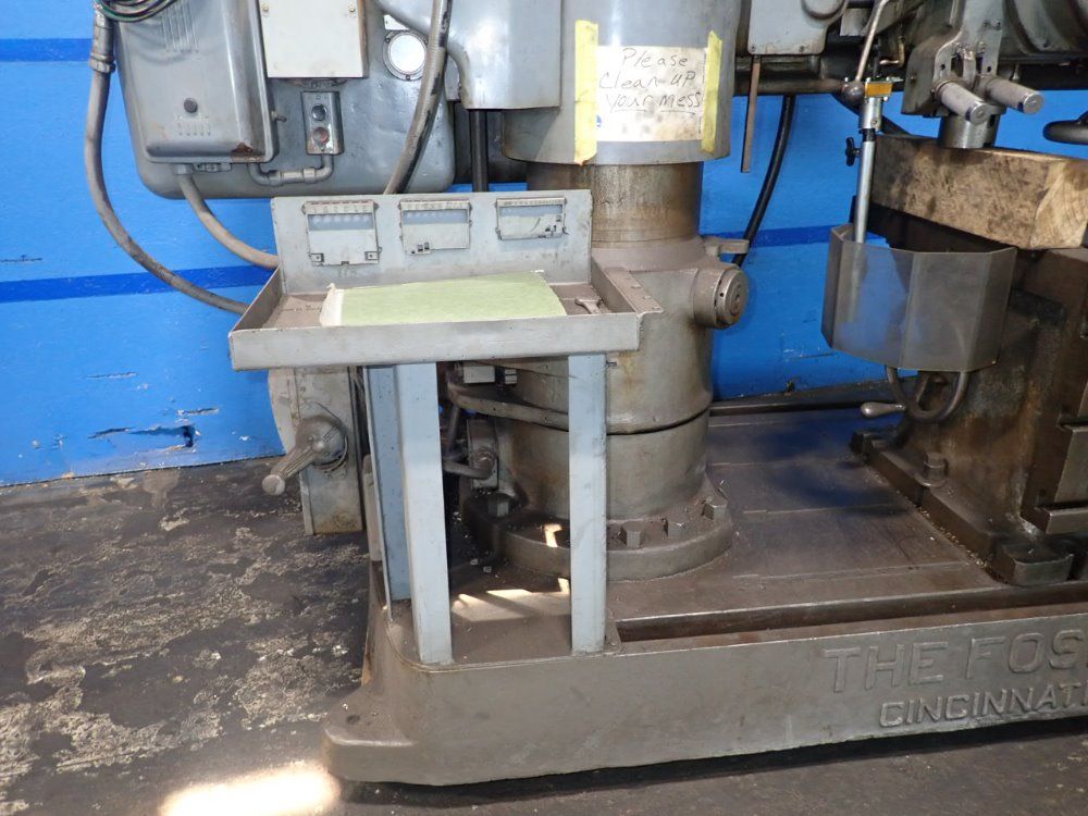 Fosdick 13" Column X 4' Arm Radial Arm Drill