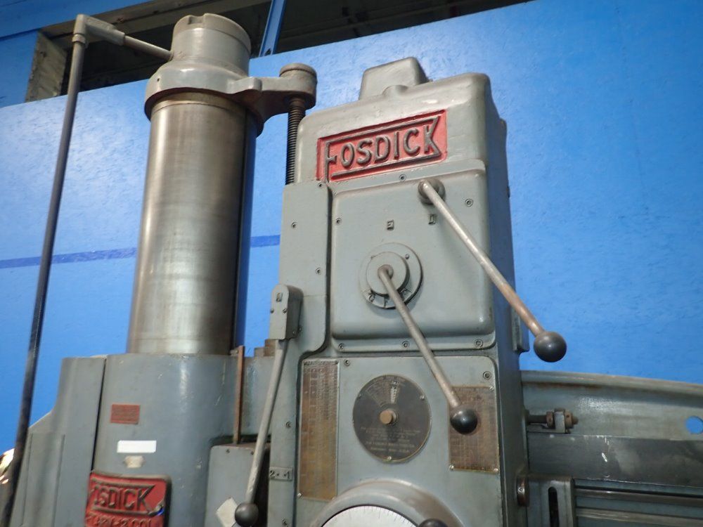 Fosdick 13" Column X 4' Arm Radial Arm Drill