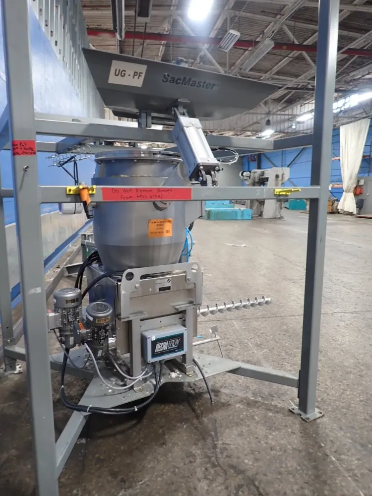 Schenck / Harrington Hoists S/s Feeder W/ Electric Chain Hoist - Modmc-iv-2a