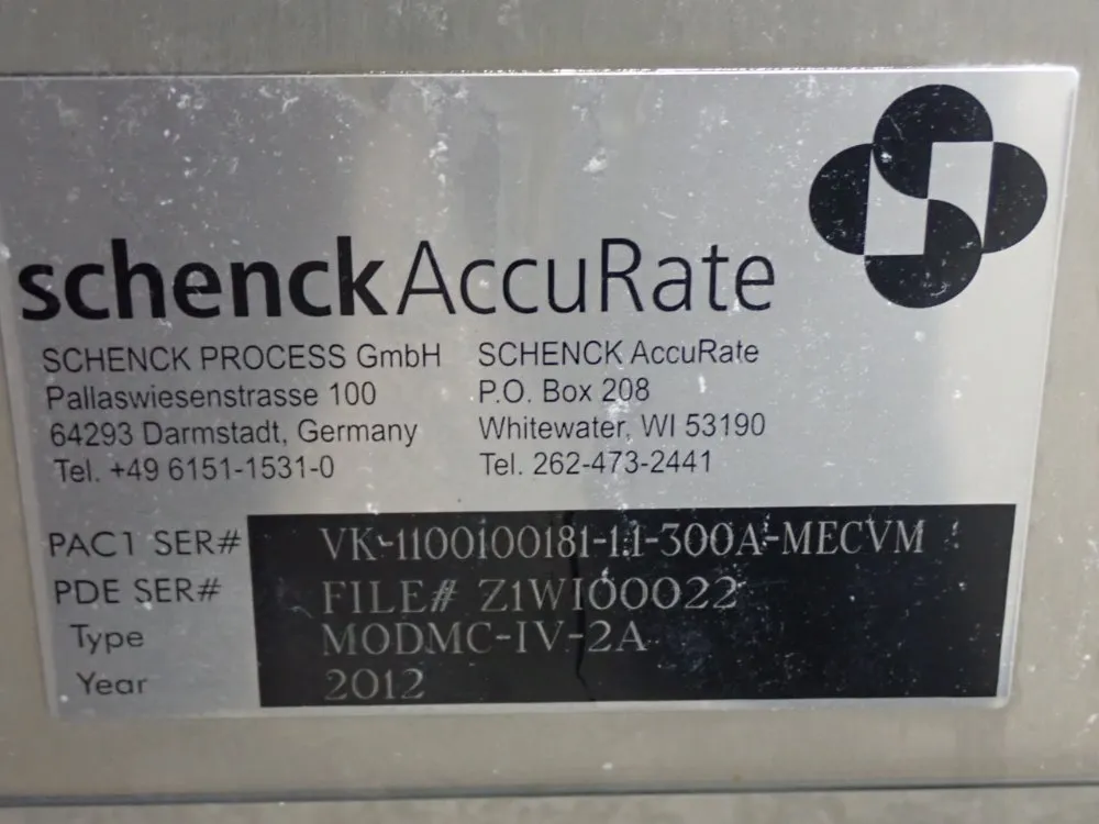 Schenck / Harrington Hoists S/s Feeder W/ Electric Chain Hoist - Modmc-iv-2a