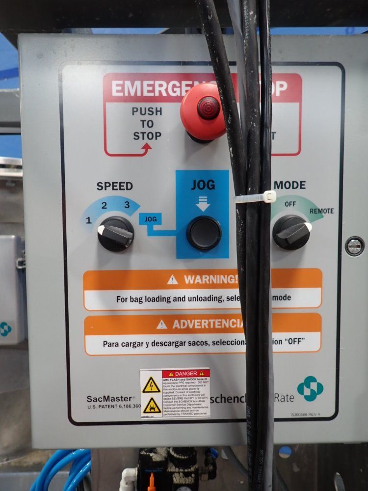 Schenck / Harrington Hoists S/s Feeder W/ Electric Chain Hoist - Modmc-iv-2a