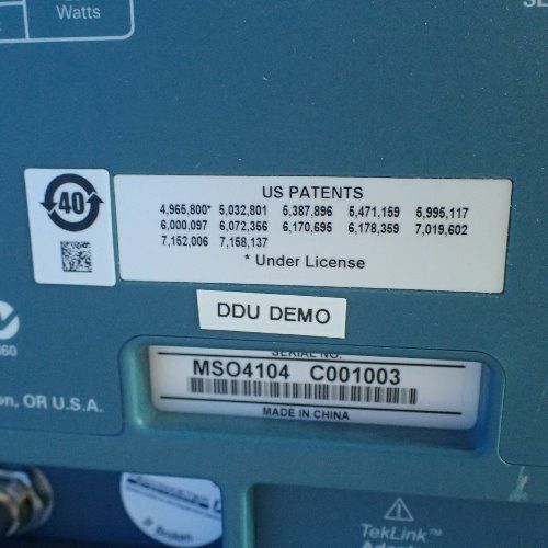 Tektronix Mso 4104 Mixed Signal Oscilloscope