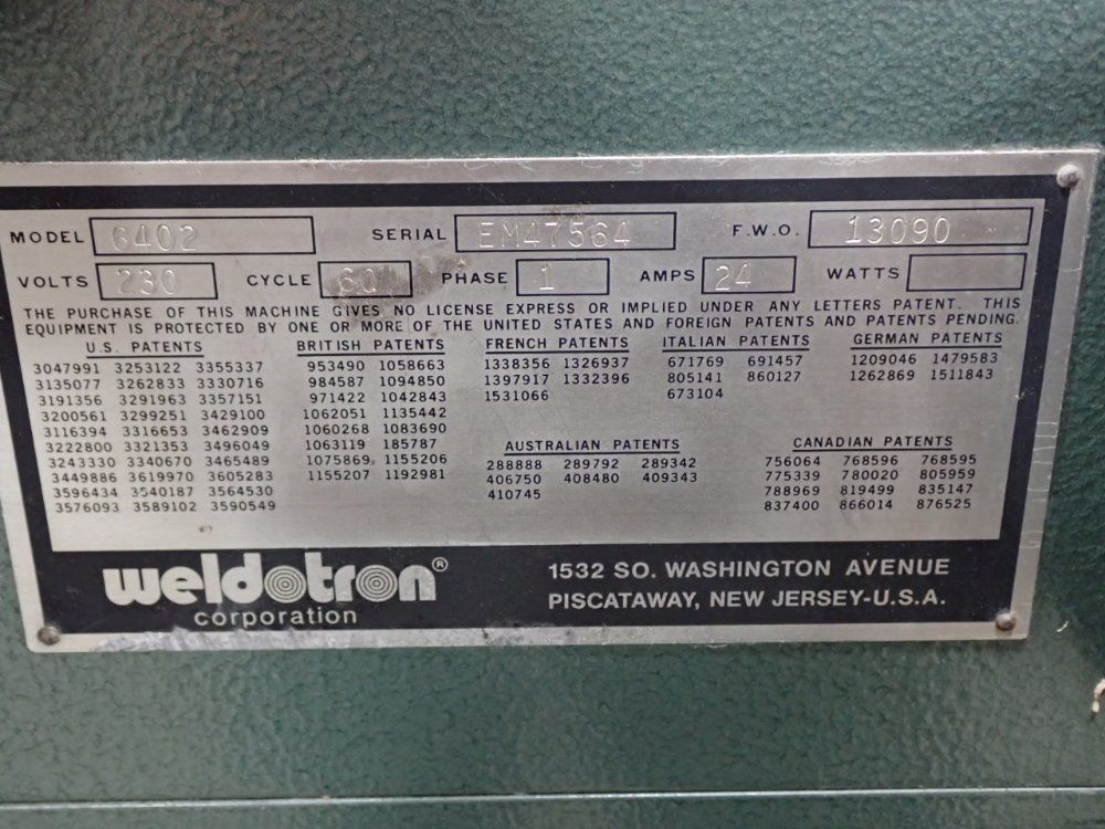 Weldotron L-bar Sealer