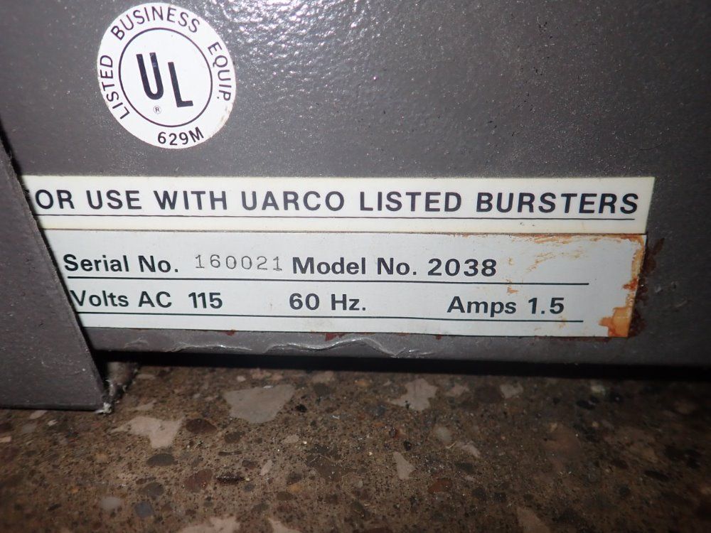 Uarco Form Burster