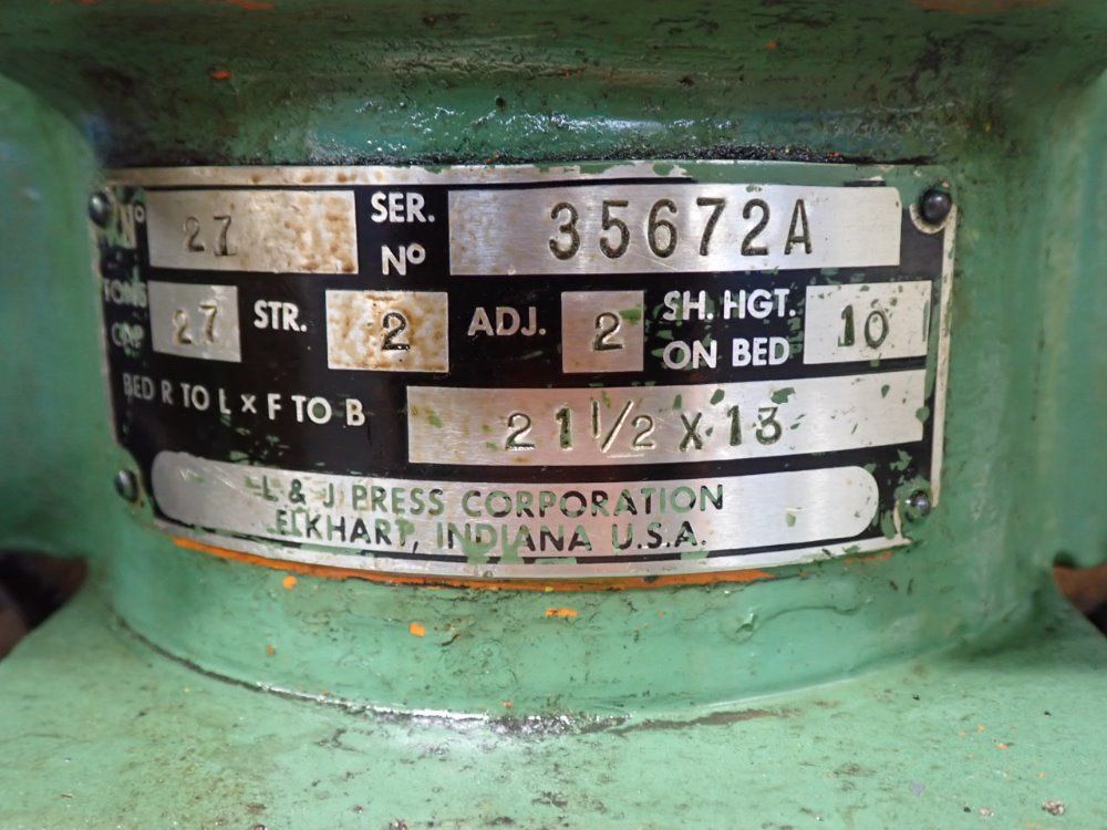 L & J Press Co. Obi Press