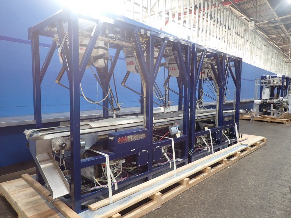 Abb 7 3/4" X 180" & 20" X 180" Conveyors Flexpicker/ircb360m2004 Pick And Place Robots - Flexpicker/ircb360m2004