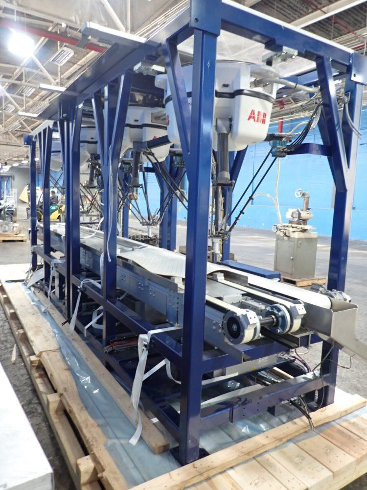 Abb 7 3/4" X 180" & 20" X 180" Conveyors Flexpicker/ircb360m2004 Pick And Place Robots - Flexpicker/ircb360m2004