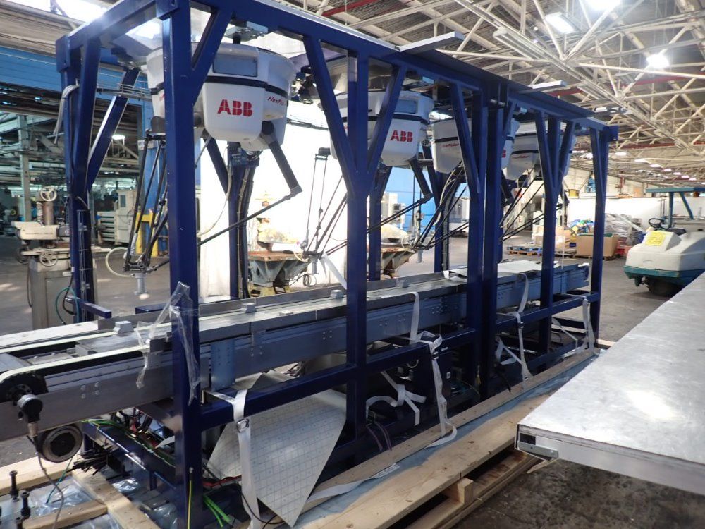 Abb 7 3/4" X 180" & 20" X 180" Conveyors Flexpicker/ircb360m2004 Pick And Place Robots - Flexpicker/ircb360m2004