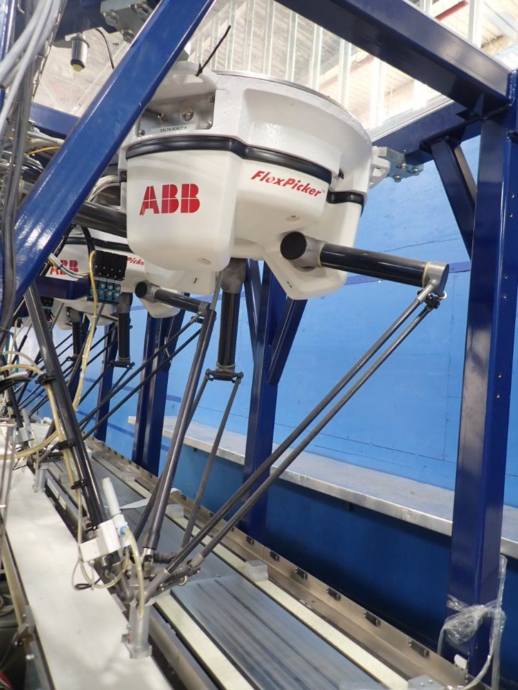 Abb 7 3/4" X 180" & 20" X 180" Conveyors Flexpicker/ircb360m2004 Pick And Place Robots - Flexpicker/ircb360m2004