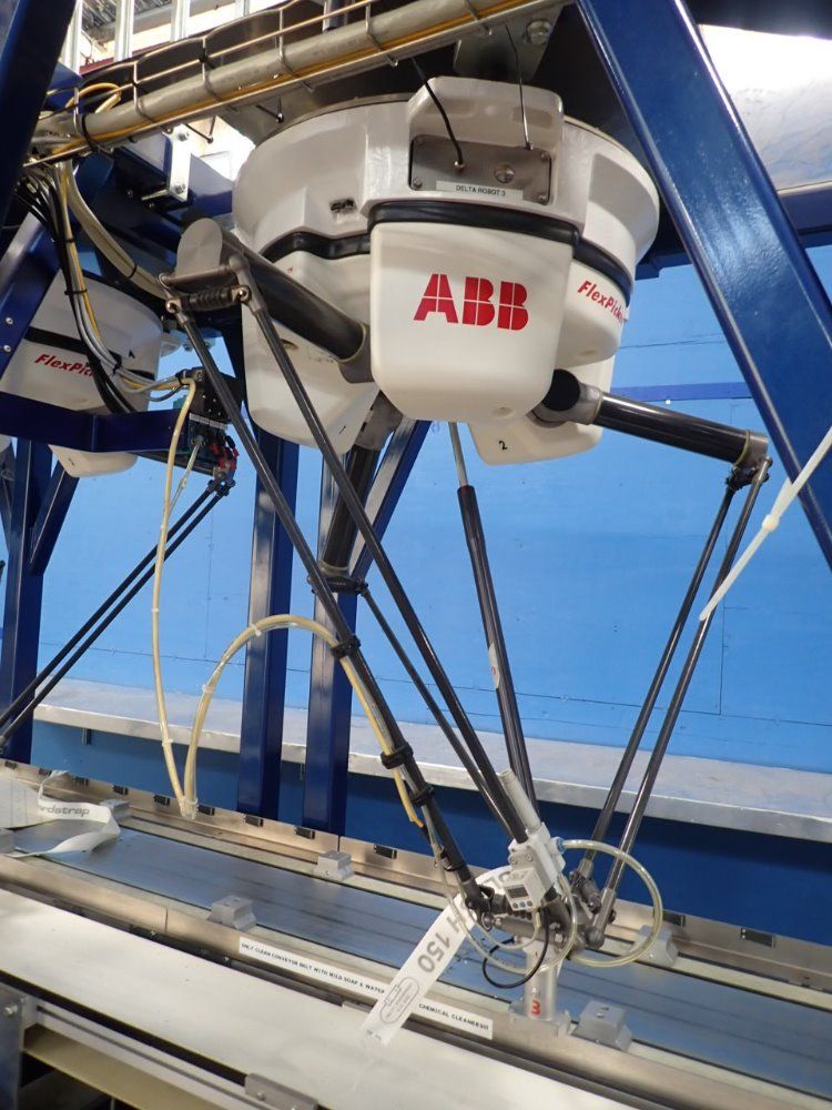 Abb 7 3/4" X 180" & 20" X 180" Conveyors Flexpicker/ircb360m2004 Pick And Place Robots - Flexpicker/ircb360m2004