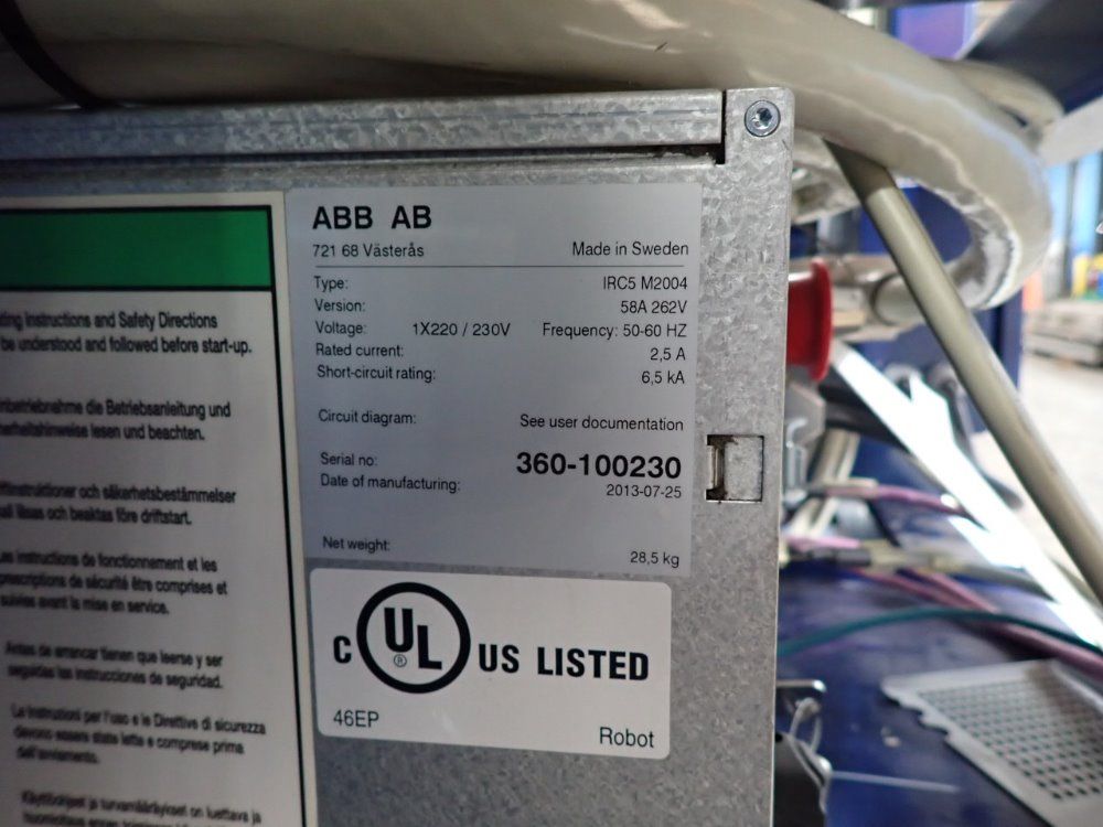 Abb 7 3/4" X 180" & 20" X 180" Conveyors Flexpicker/ircb360m2004 Pick And Place Robots - Flexpicker/ircb360m2004