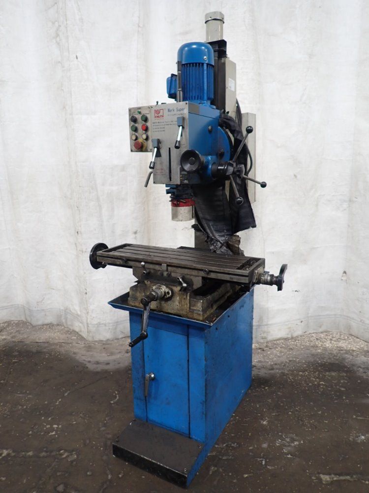 Knuth 9 1/4" X 31 1/2" Mark Super Drill Vertical Mill / Drill - Mark Super Drill