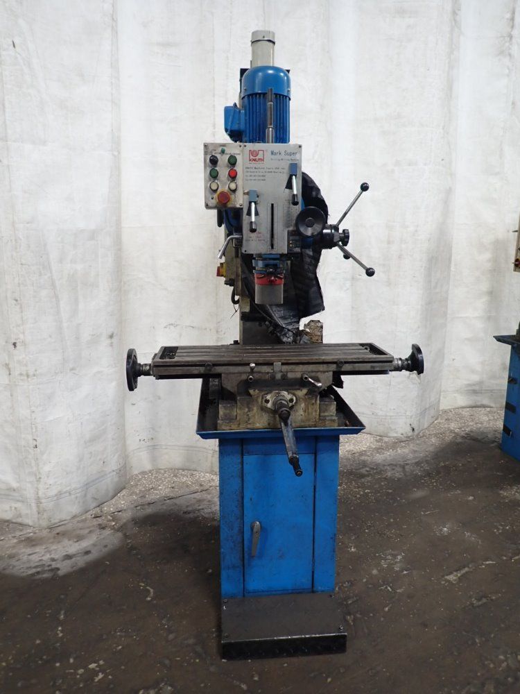 Knuth 9 1/4" X 31 1/2" Mark Super Drill Vertical Mill / Drill - Mark Super Drill