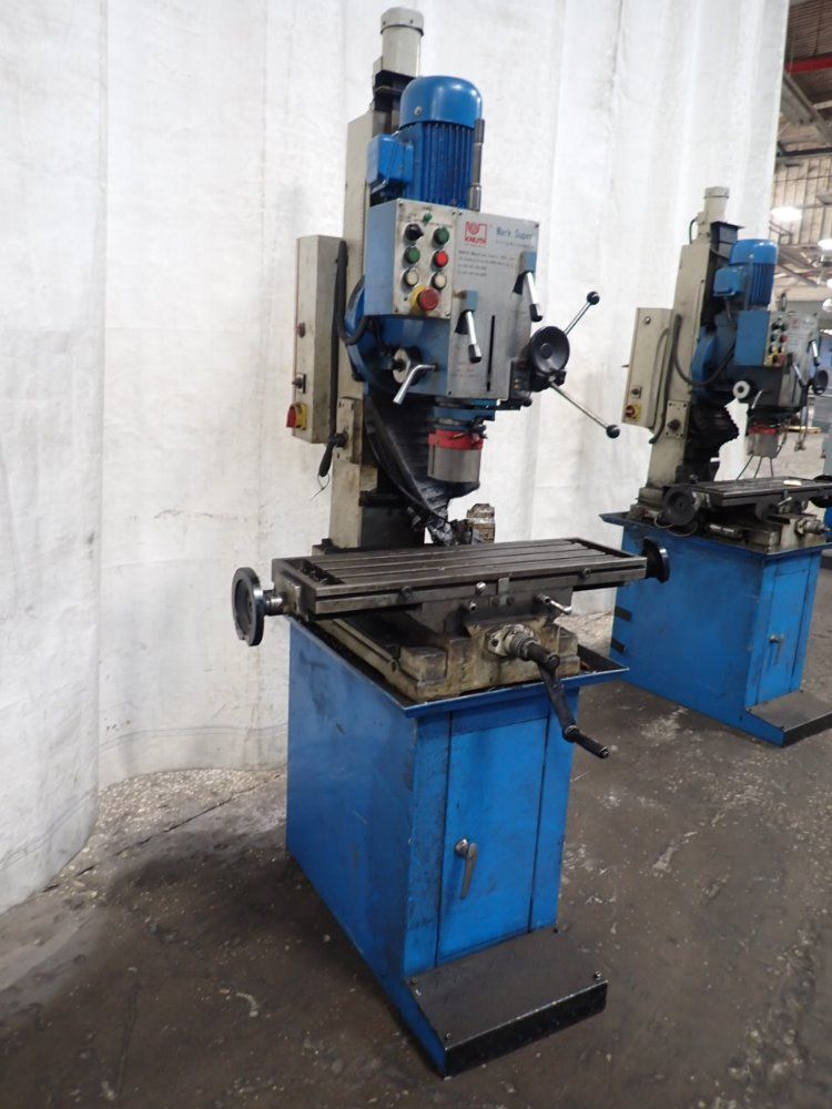 Knuth 9 1/4" X 31 1/2" Mark Super Drill Vertical Mill / Drill - Mark Super Drill