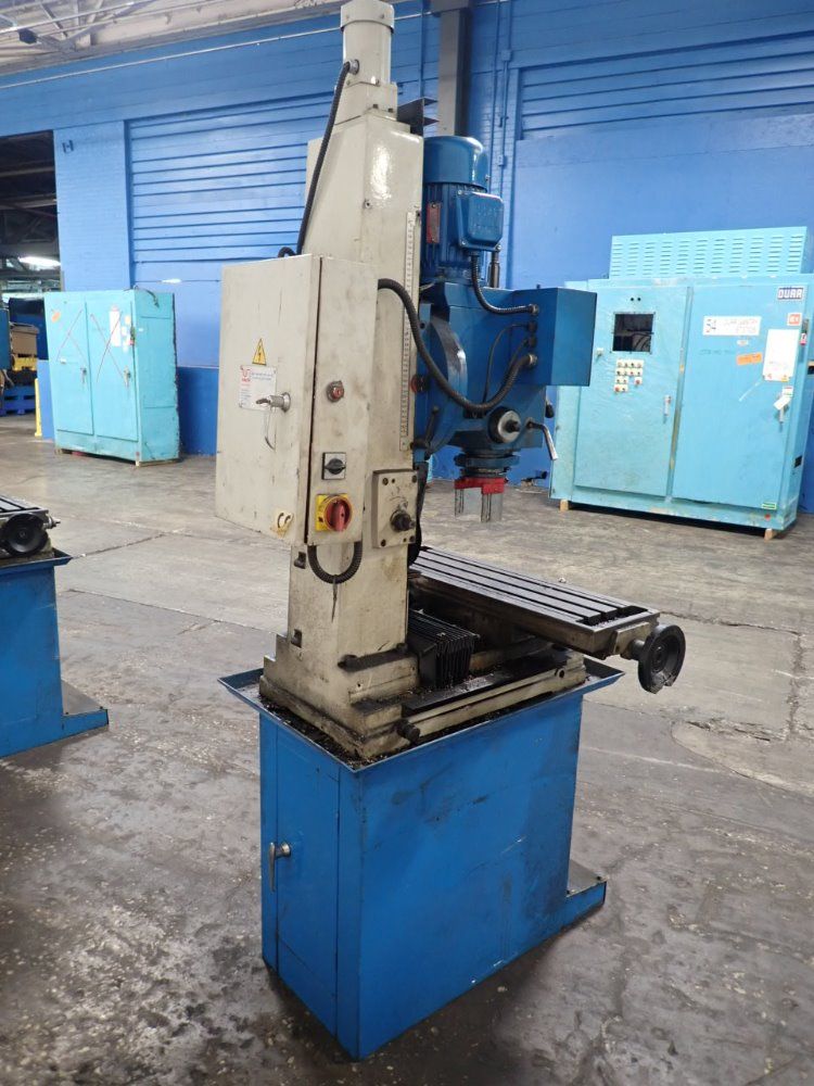 Knuth 9 1/4" X 31 1/2" Mark Super Drill Vertical Mill / Drill - Mark Super Drill