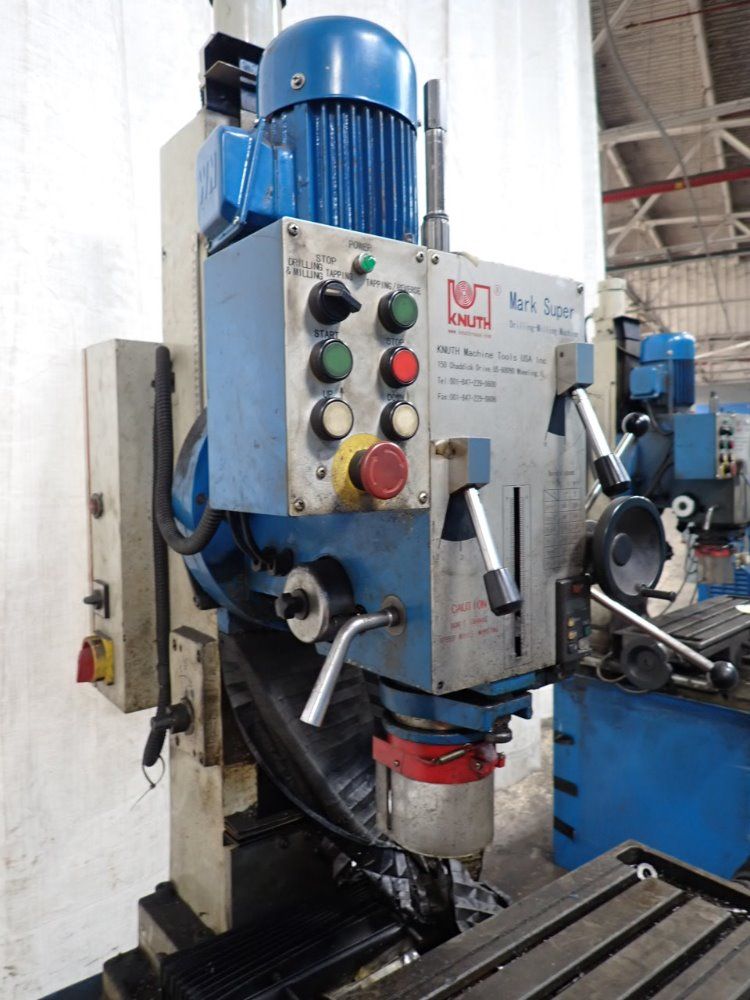 Knuth 9 1/4" X 31 1/2" Mark Super Drill Vertical Mill / Drill - Mark Super Drill